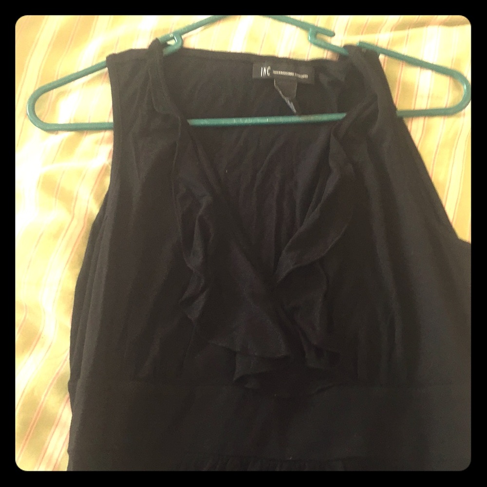 Lowcut Black Dress